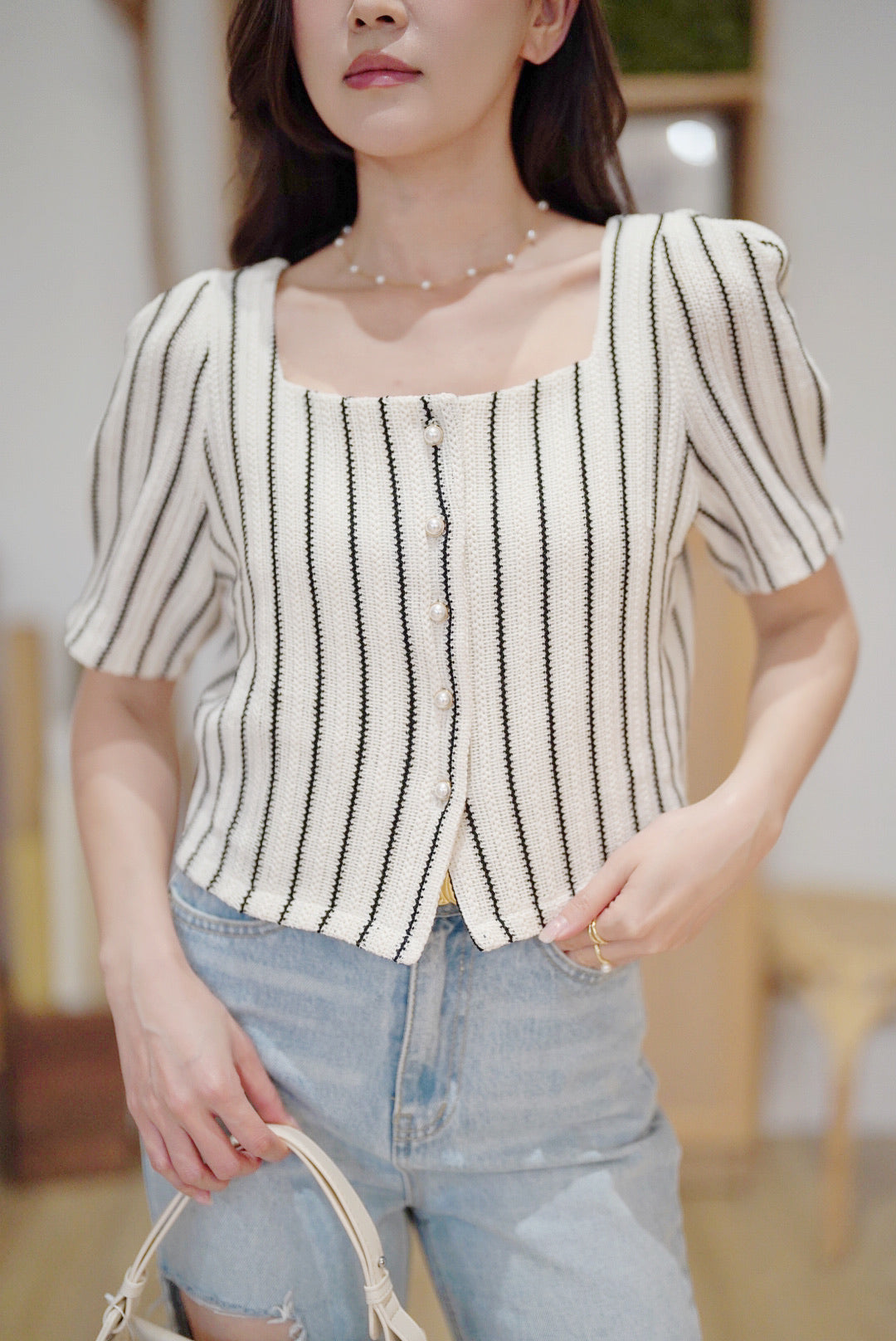 The Audree Stripe Top