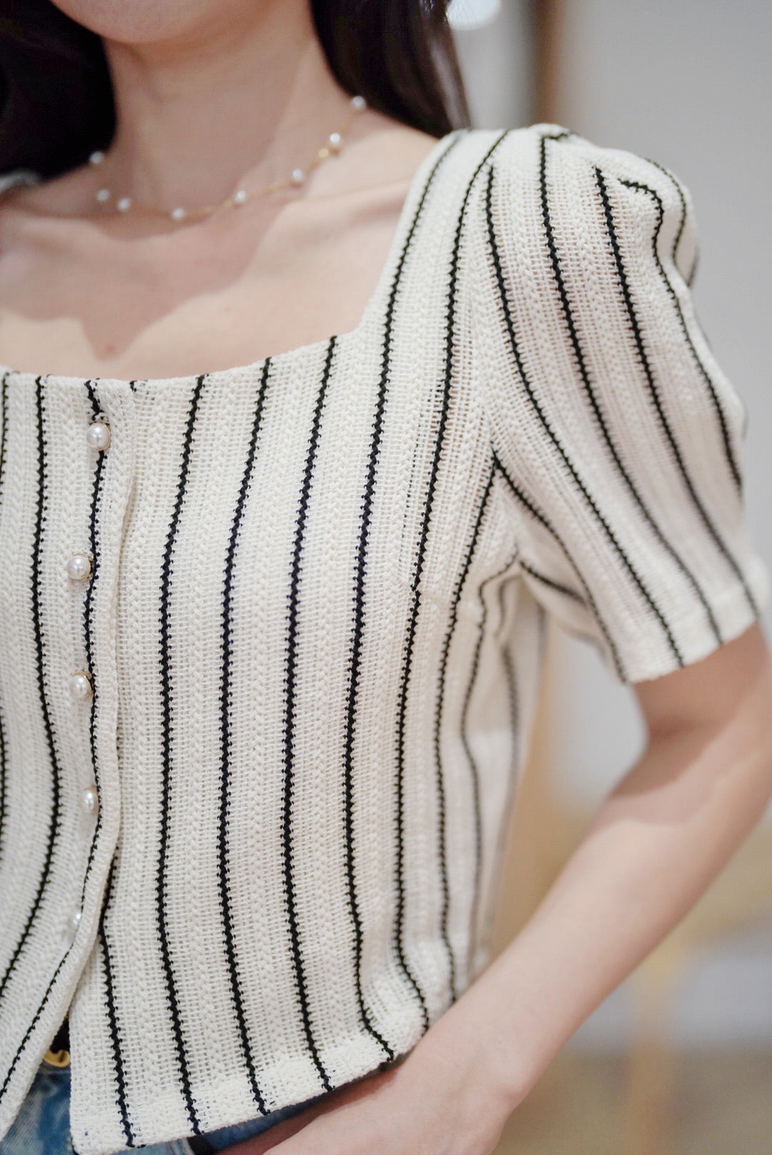 The Audree Stripe Top