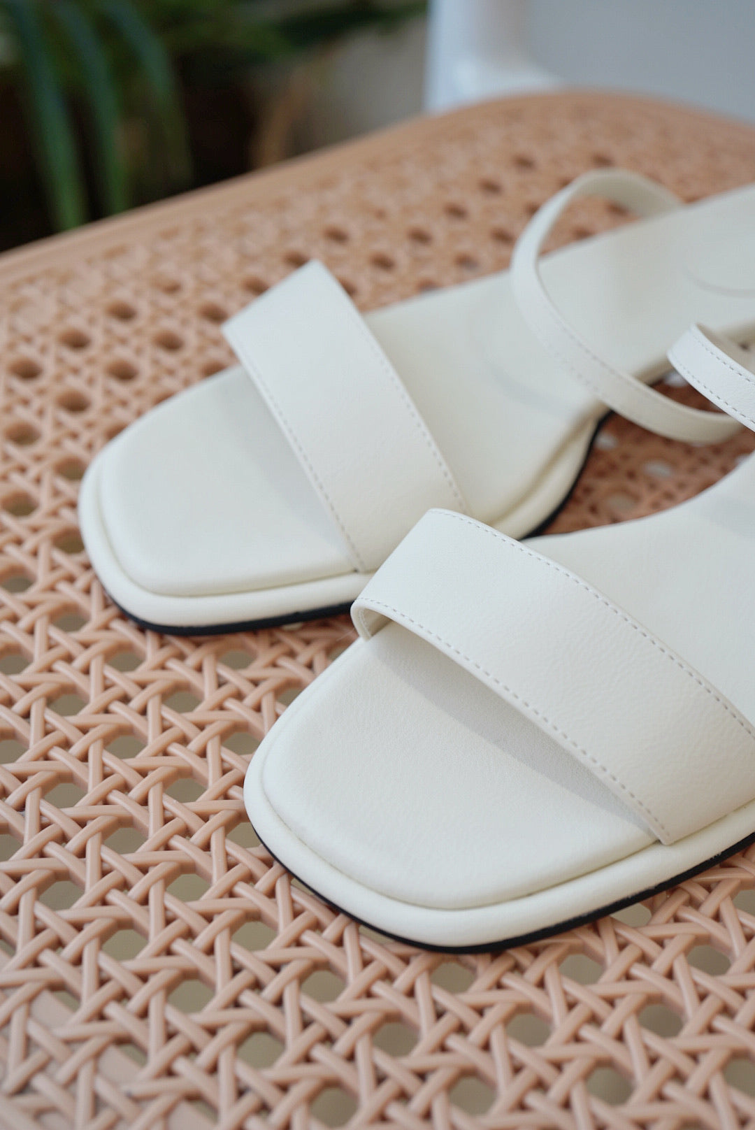 The Casual White Sandal