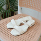 The Casual White Sandal