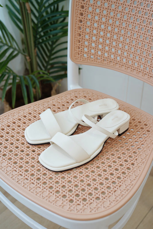 The Casual White Sandal