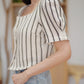 The Audree Stripe Top