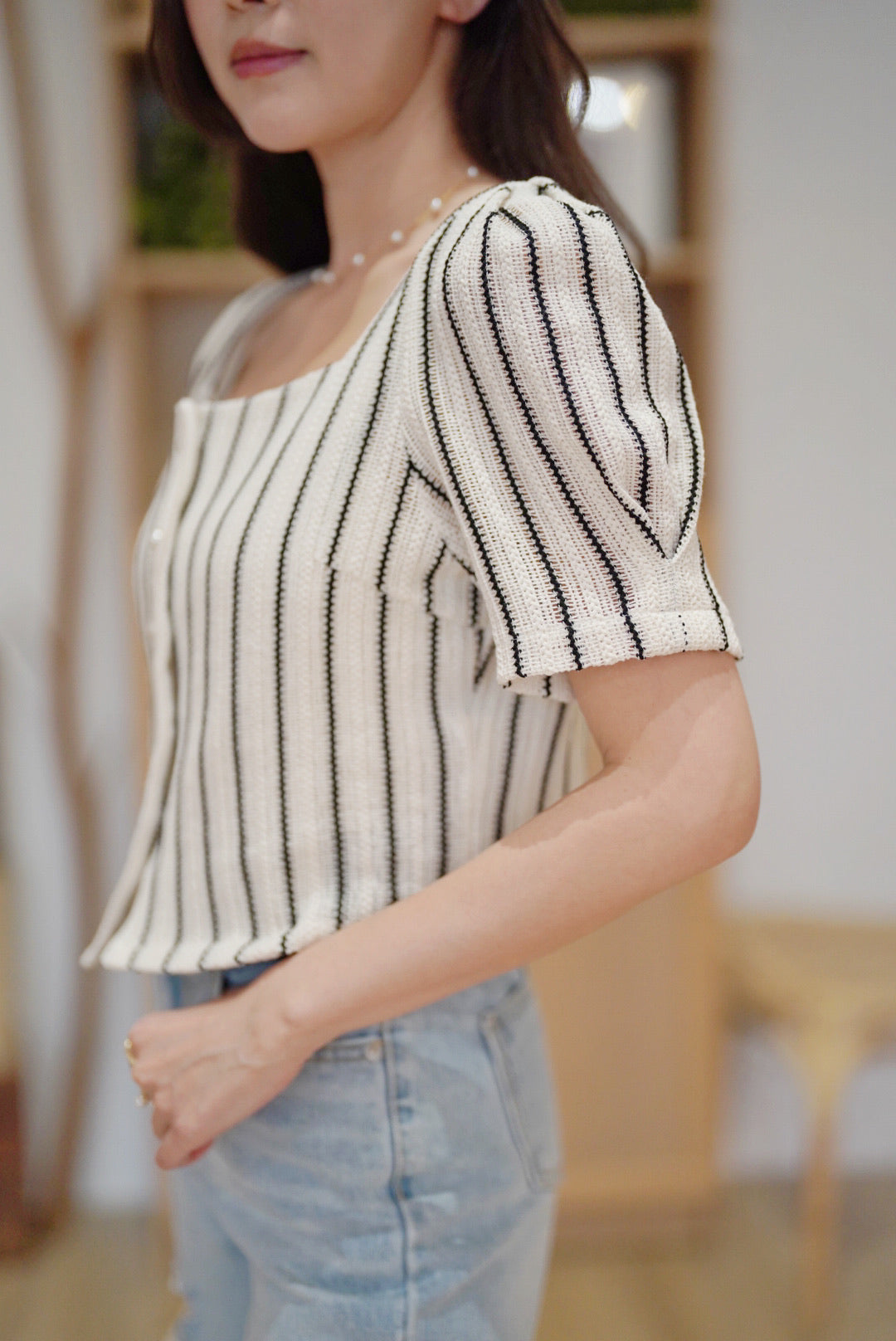 The Audree Stripe Top