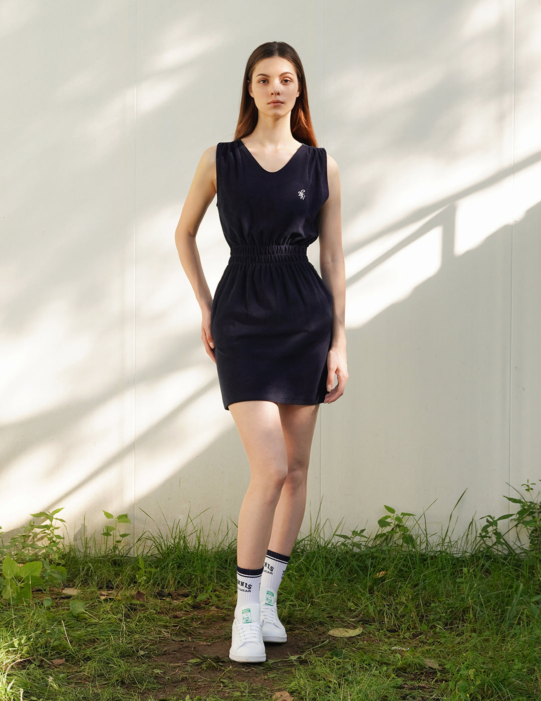 Tennis Terry Banding Pocket Dress