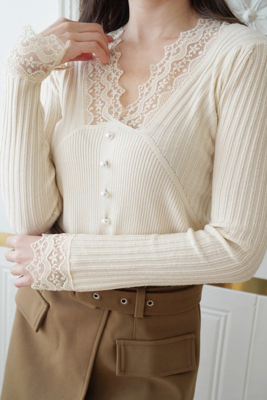 The Softness Lace Top