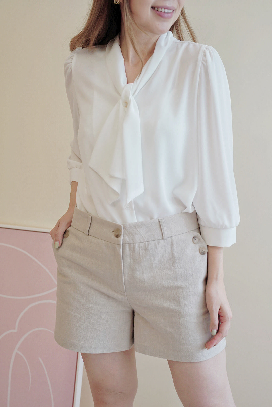 Romance Ribbon Chiffon Blouse