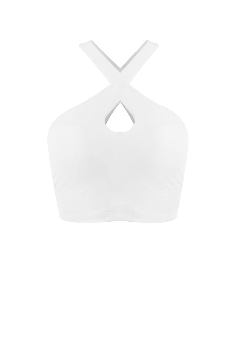 AIRY CROSS NECK BRA TOP