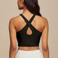 AIRY CROSS NECK BRA TOP