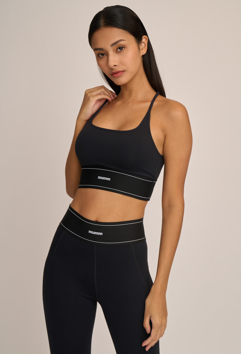 ELASTIC 7MM FIT SPORTS BRA TOP